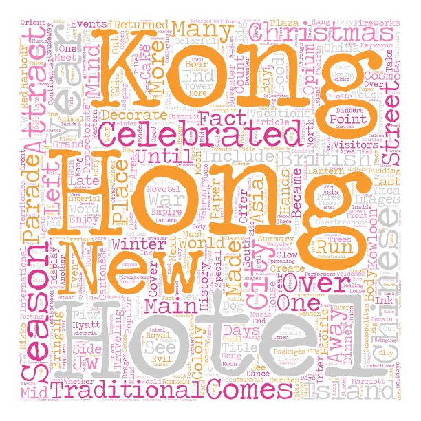 香港酒店文字背景文字云图片下载