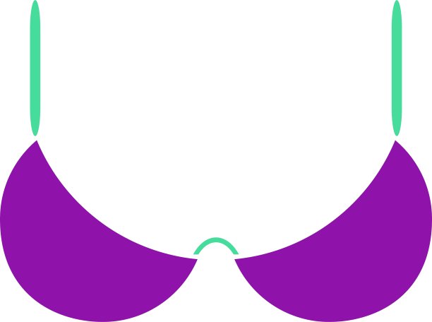 胸罩图标图片下载