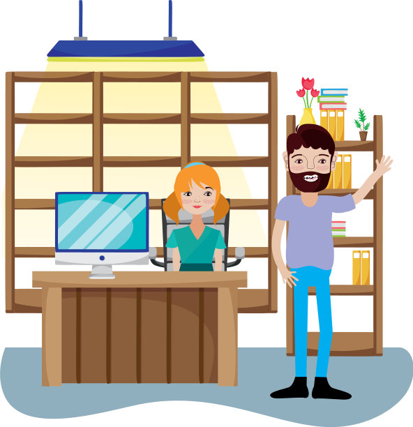 办公室里的同事漫画图片下载