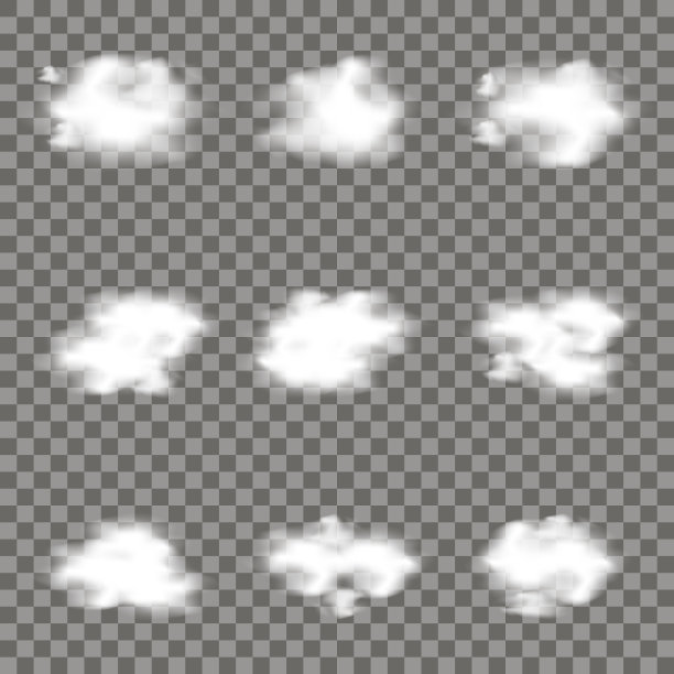 云真实设置天空云透明的云图片下载