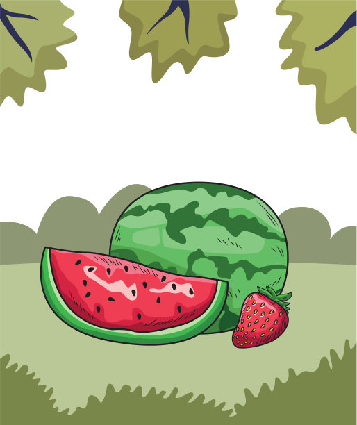 新鲜水果营养健康的自然背景图片下载