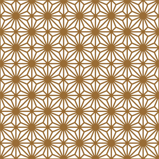 无缝几何图案在金色和图片下载