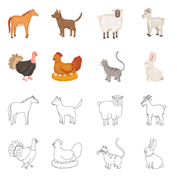 育种和厨房图标图片下载