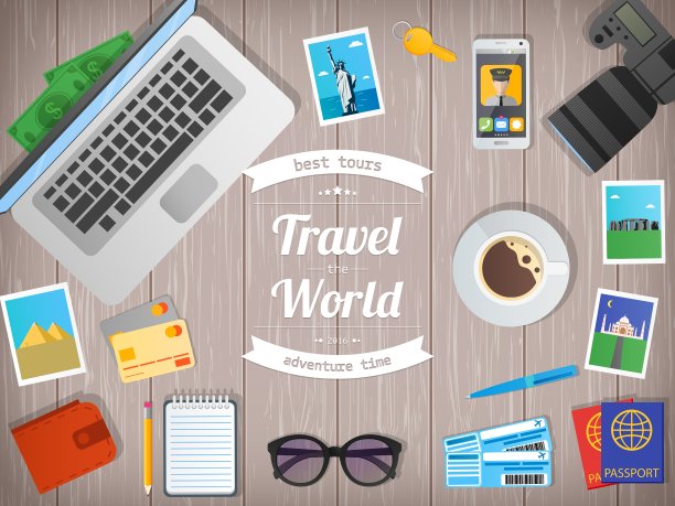 旅游概念网页横幅图片下载