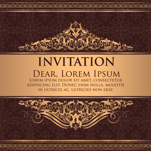 婚礼请柬及公告图片下载