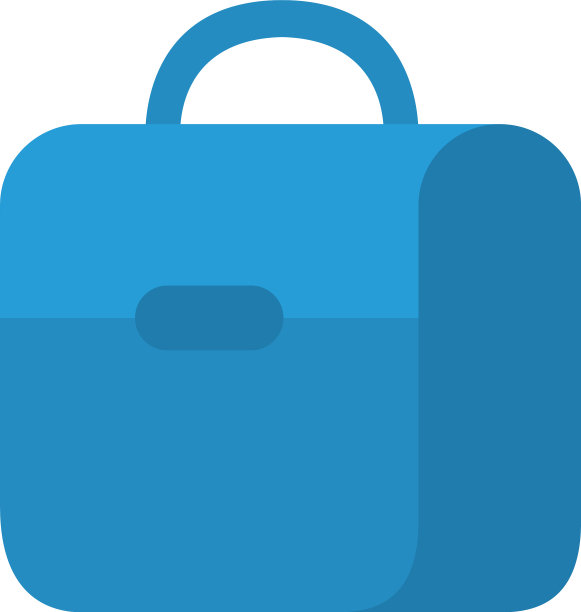 白色背景上的手提包学校图片下载