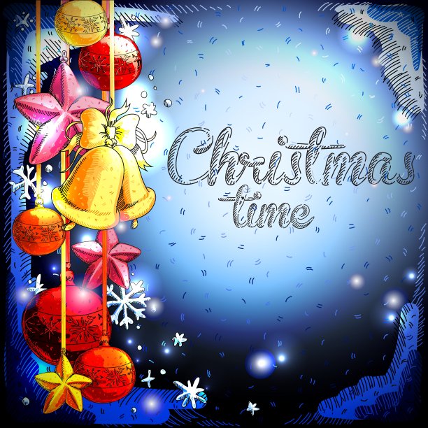 圣诞节的时间背景图片下载