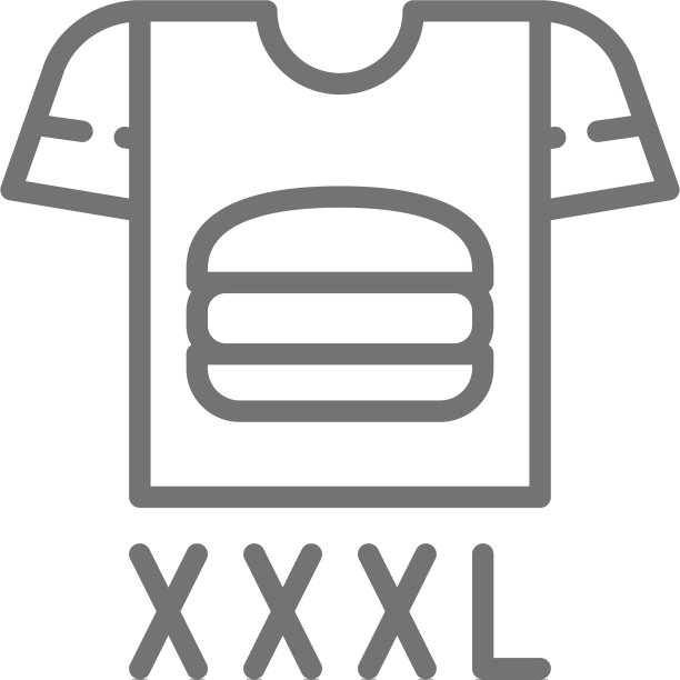 衣服为肥胖的人大号线图标图片下载