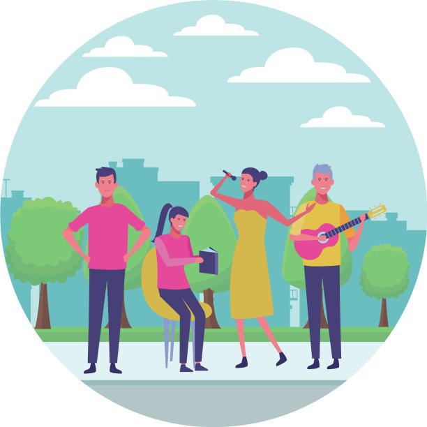 年轻人卡通图片下载