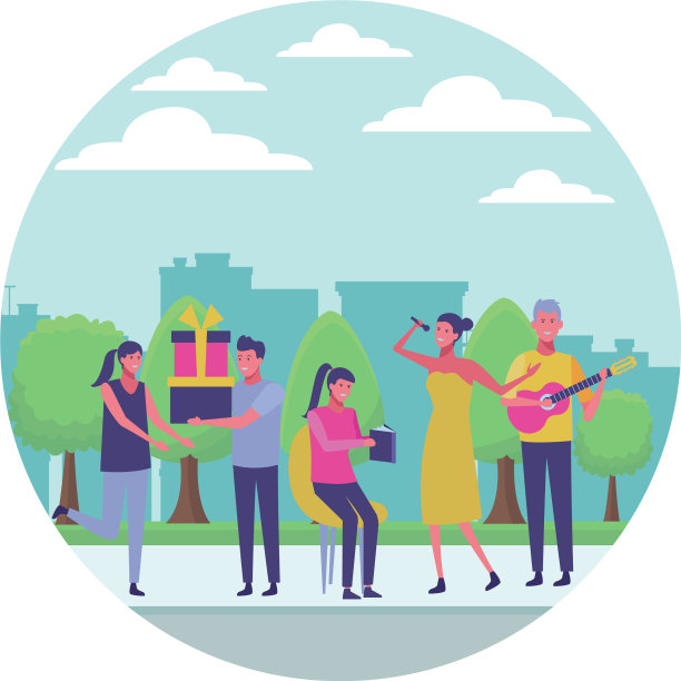 年轻人卡通图片下载