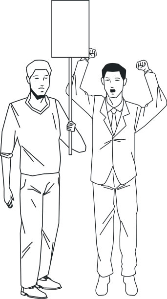 社会活动公众抗议黑人白人图片下载