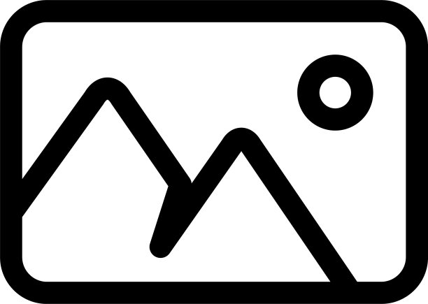 照片线图标在平面风格的应用程序UI图片下载