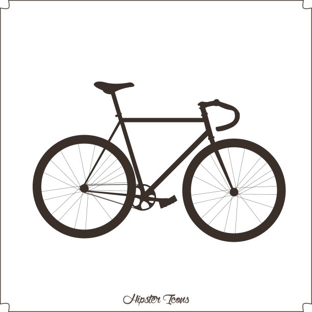 孤立的潮人图标图片下载