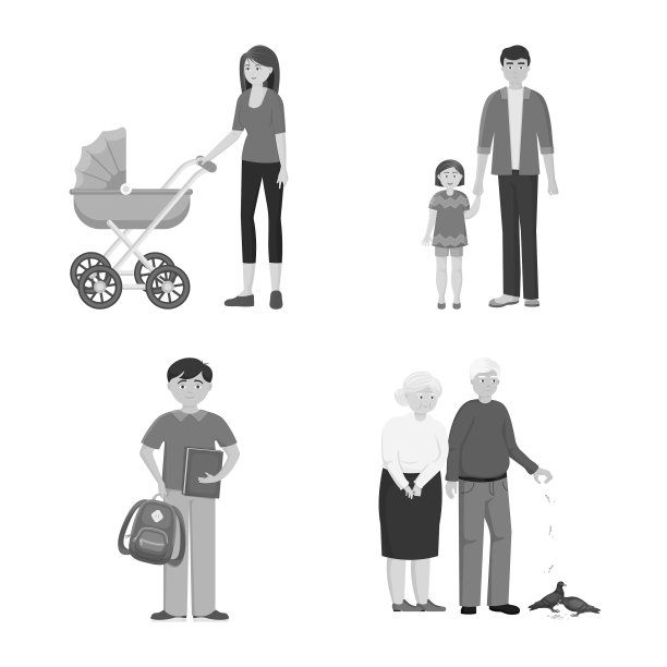 设计人脸和肖像图标集图片下载