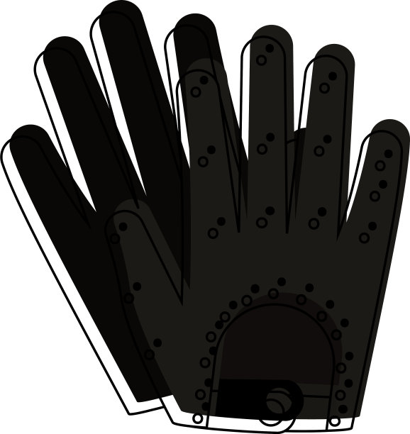 孤立的冬天的手套图片下载