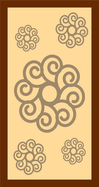 木框花画图片下载