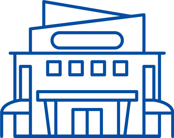 购物中心线图标概念购物中心图片下载