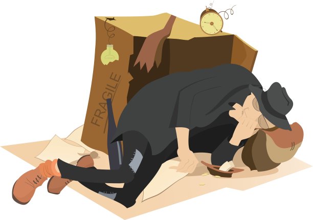睡着的乞丐图片下载