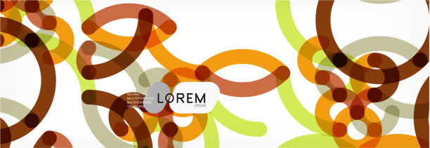 卷曲波浪线抽象背景设计图片下载