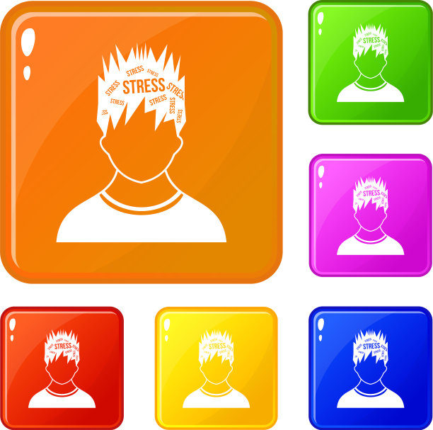 单词重音在头人图标组图片下载