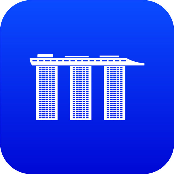 滨海湾金沙酒店新加坡图标数字图片下载