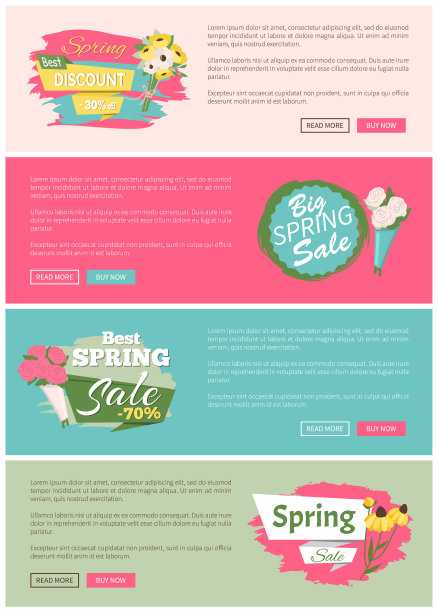 春季标签与鲜花网络提供图片下载