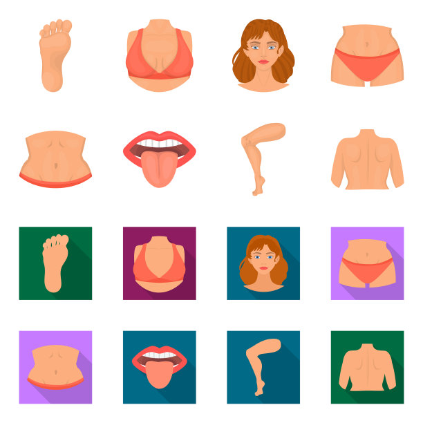 隔离的对象主体和零件标识集主体图片下载