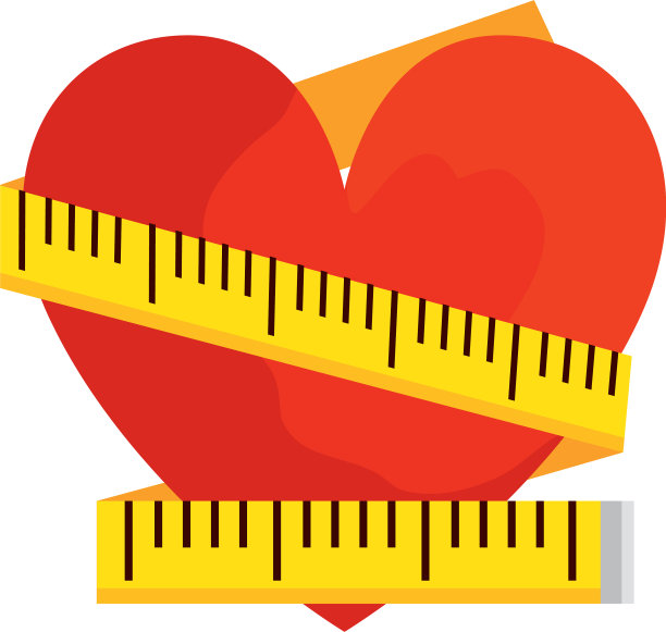 卷尺心图片下载