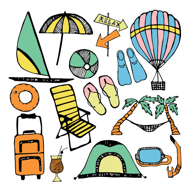 夏天的涂鸦图片下载