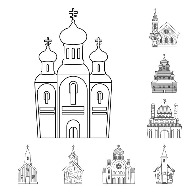 设计建筑和信仰标志图片下载