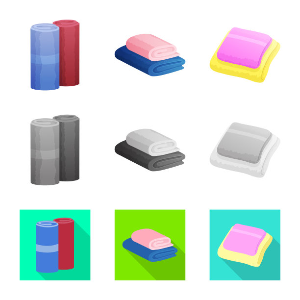 软而干净的标志集图片下载