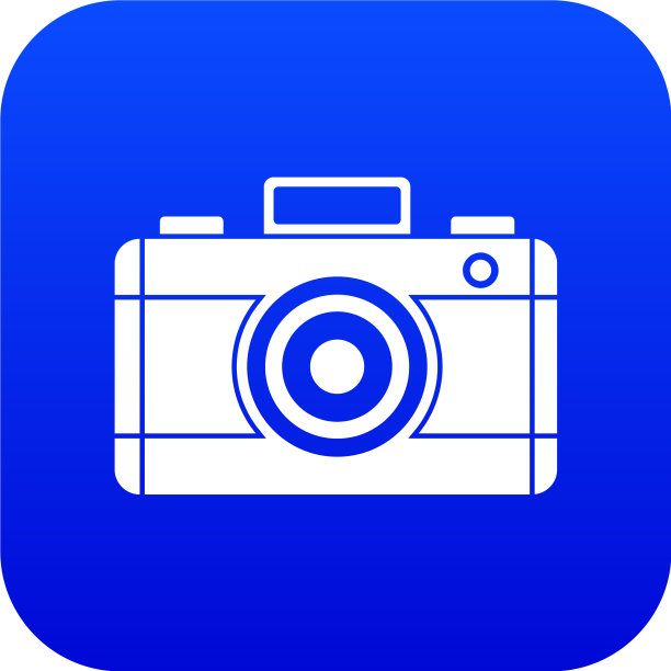 照片相机图标数码蓝色图片下载