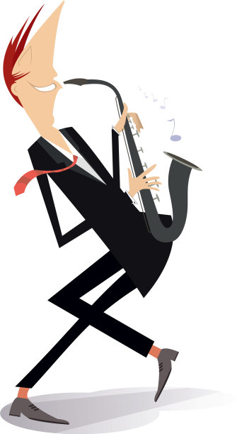 萨克斯孤立图片下载