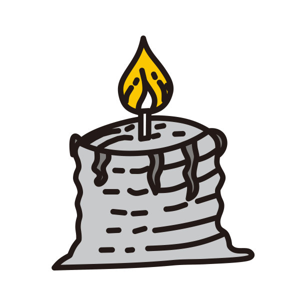 蜡烛庆典设计图形模板图片下载
