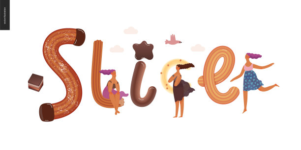 甜点的诱惑字体图片下载