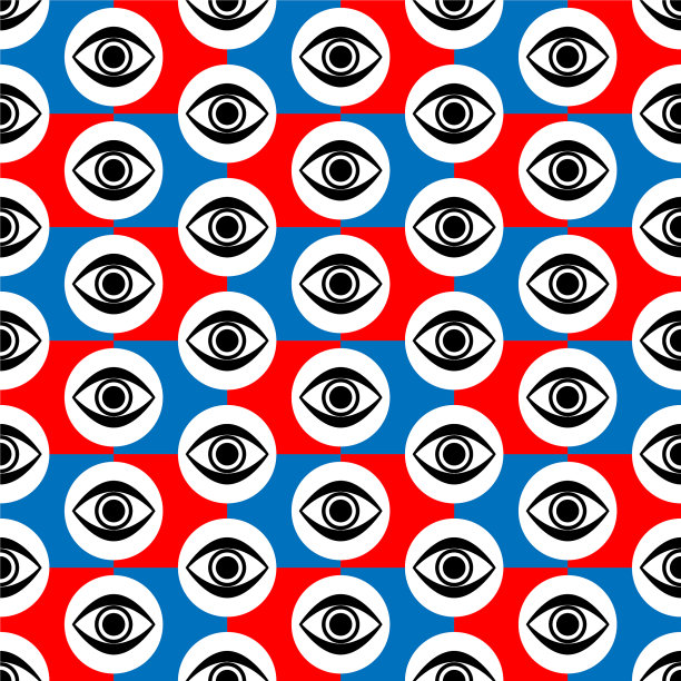 抽象无缝红蓝黑白图片下载