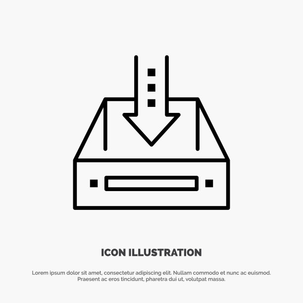收件箱柜文档空项目行图标图片下载