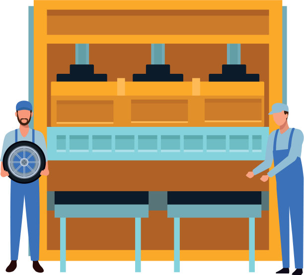 工业汽车制造卡通图片下载