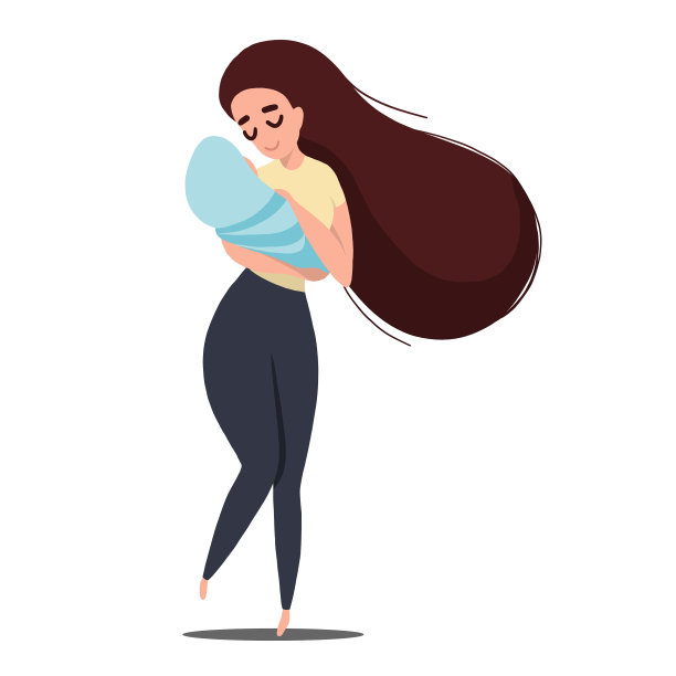 母亲与新生儿图片下载