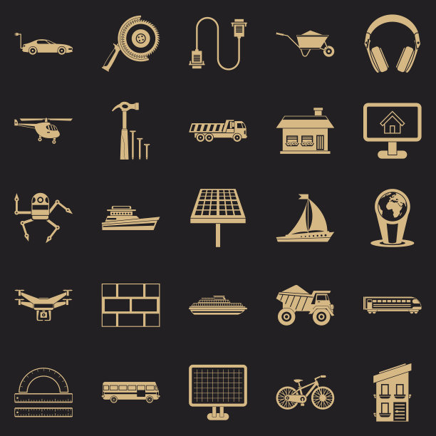 情节图标设置简单的风格图片下载