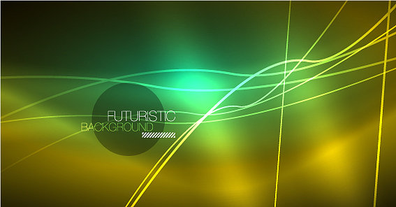 霓虹闪烁魔术背景霓虹横幅夜图片下载