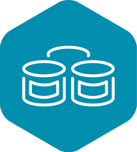 罐头海鲜图标轮廓风格图片下载