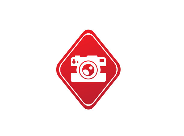 摄影的一个老风格的相机标志设计图片下载