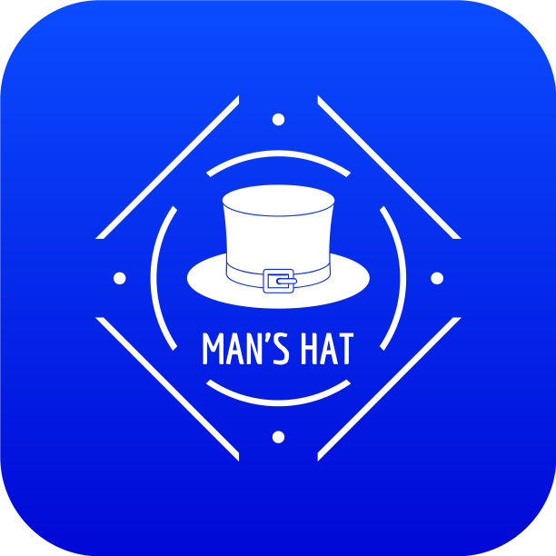 汽缸帽图标蓝色图片下载