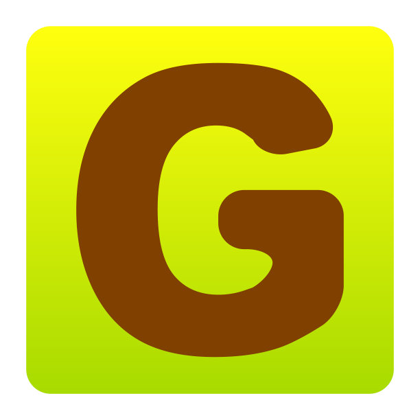 字母g符号设计模板元素图片下载