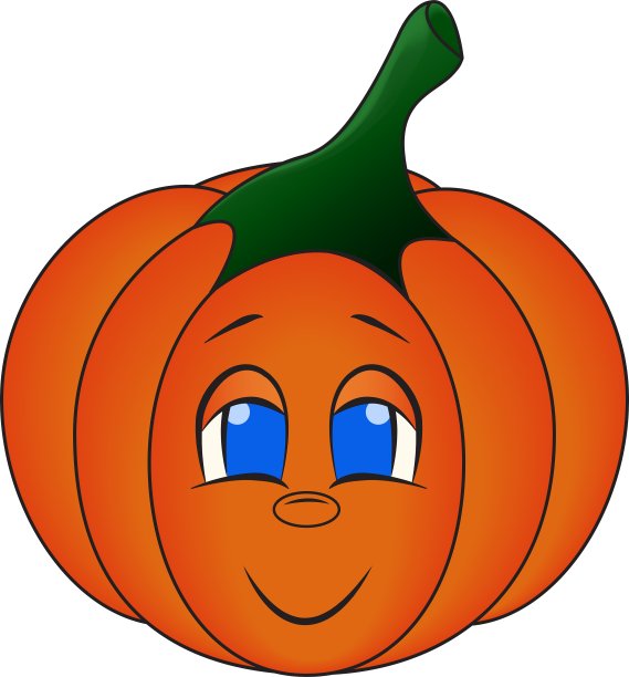 可爱的南瓜可爱的卡通图片下载