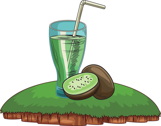 新鲜水果营养健康的草架图片下载