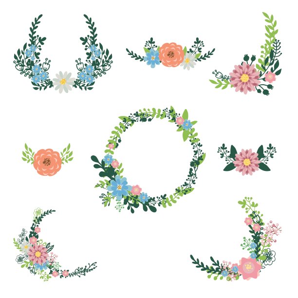 花环装饰图片下载