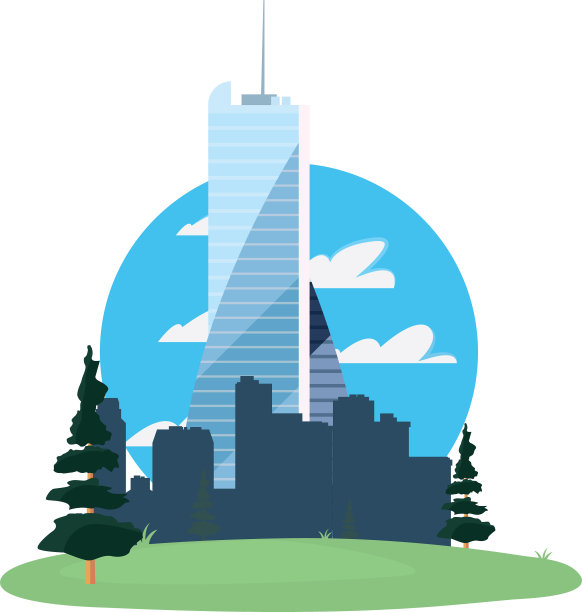 城市天际线，城市建筑，城市景观图片下载