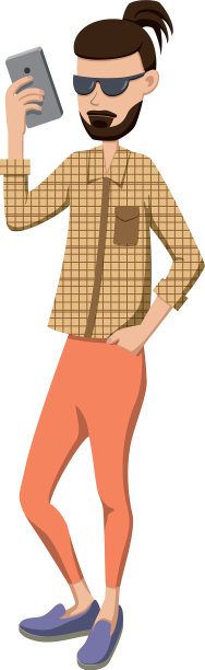 时尚帅哥在自拍图片下载